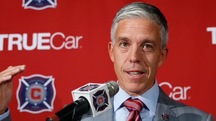 Nelson Rodriguez - Chicago Fire - Speaking at press conference