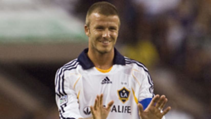 David Beckham and the LA Galaxy are on their Asian Tour preparing for the season.
