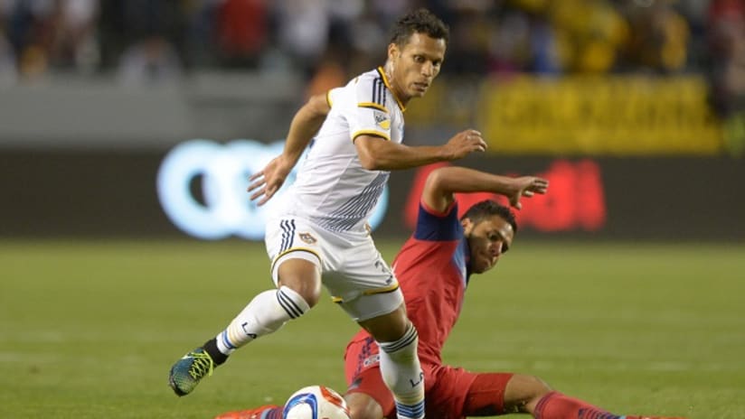 LA Galaxy's Kenney Walker in action against the Chicago Fire