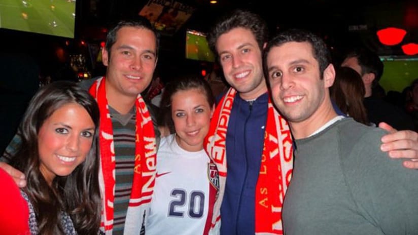 Petke (2nd from left) has been an inspiration to Orly Lev (center), who has battled Crohn's disease.