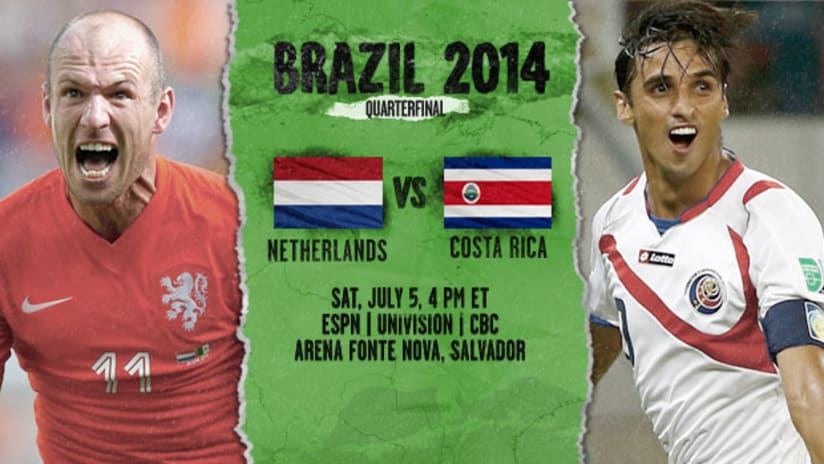 Netherlands vs. Costa Rica, World Cup Preview