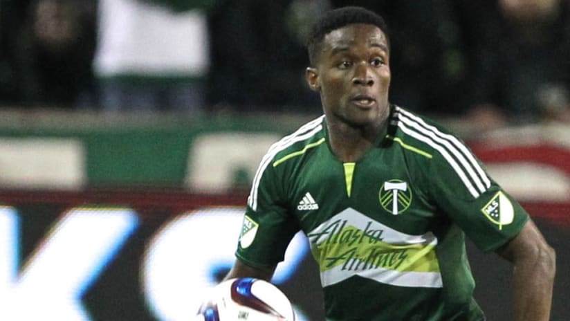George Fochive in action for the Portland Timbers