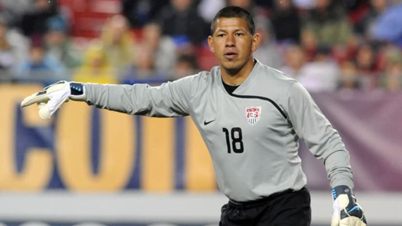 Nick Rimando with the US national team