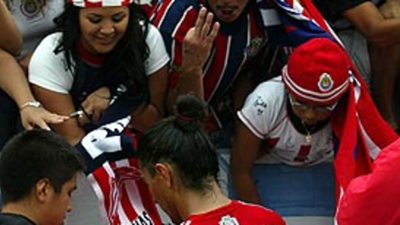 Paco Palencia thanked Chivas USA fans after Sunday's season finale.