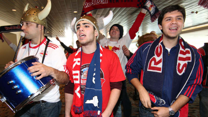 NYRB fans in Baltimore for the 2011 SuperDraft.