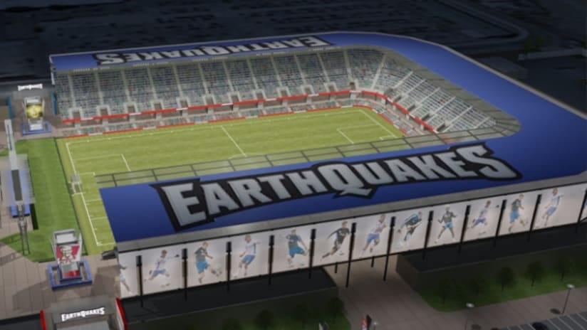 San Jose's proposed soccer specific stadium
