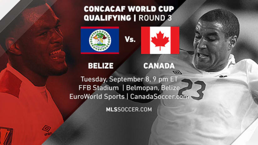 Belize vs. Canada, September 8, 2015, World Cup qualifier DL image