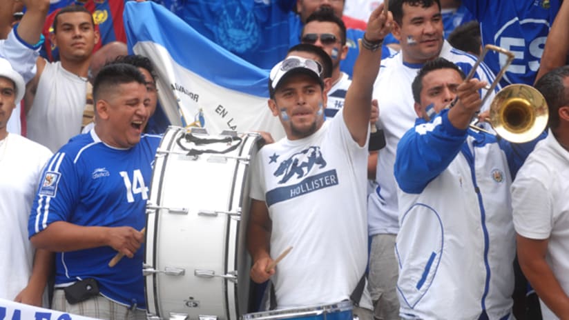 El Salvador's fans packed RFK Stadium