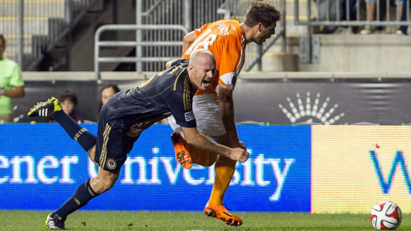 Conor Casey and David Horst in PHIvHOU