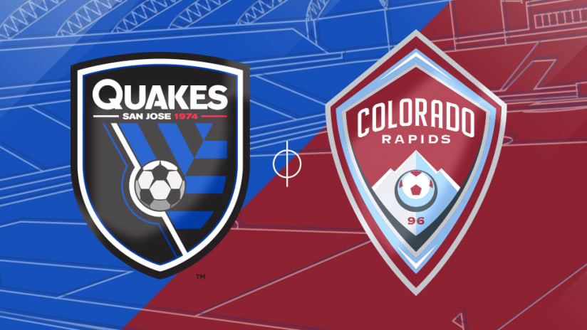 San Jose Earthquakes vs. Colorado Rapids - Match Preview Image