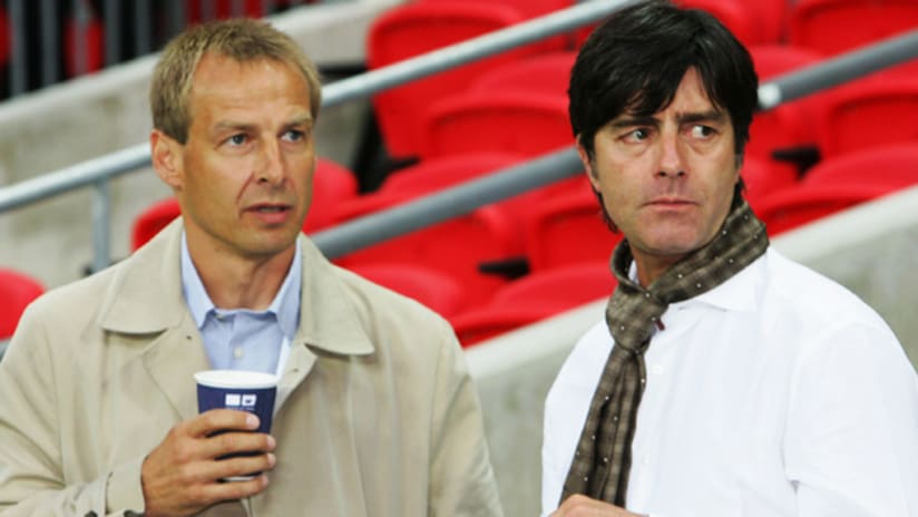 Jurgen Klinsmann and Joachim Low (Aug. 22, 2007)