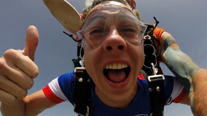 #IBelieveThatWeWillWin Skydive Selfie