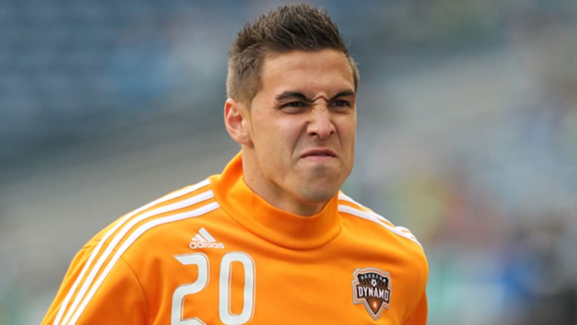 Geoff Cameron and the Houston Dynamo were outshot 26-6 by the Seattle Sounders on Friday.