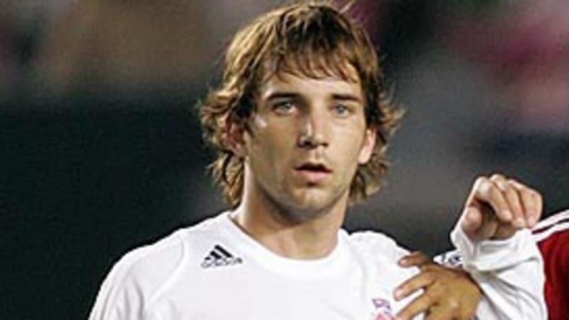 Red Bulls forward Mike Magee struck for his first goal of the season Saturday.