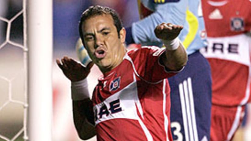 Cuauhtemoc Blanco and the Fire play host to D.C. United Sunday.