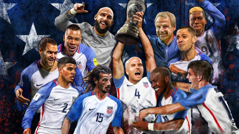 USA in 2016 Copa America -- ILLUSTRATION