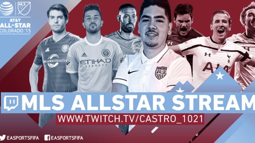 Castro takes on MLS All-Stars and Tottenham Hotspur players