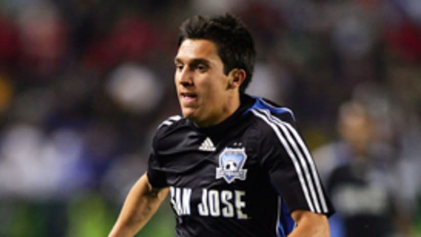 Rookie forward Shea Salinas and the Earthquakes are still looking for their first point in the '08 season.