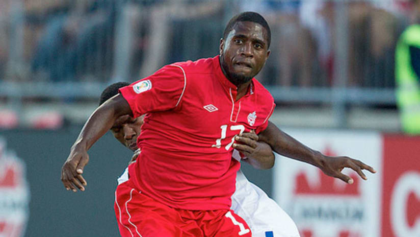 Olivier Occean with the Canadian national team
