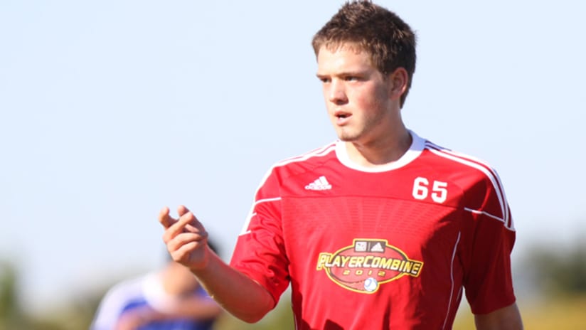 Kelyn Rowe in action at the MLS Combine