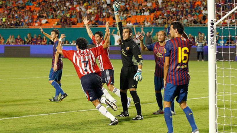 Chivas Guadalajara vs. Barcelona, August 3, 2011