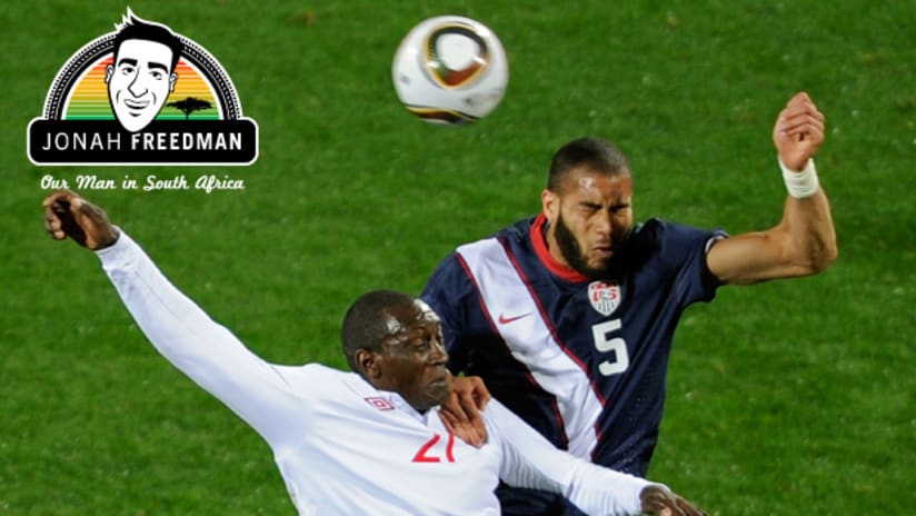 Oguchi Onyewu may have needed a little help from some friends but he looked mostly solid