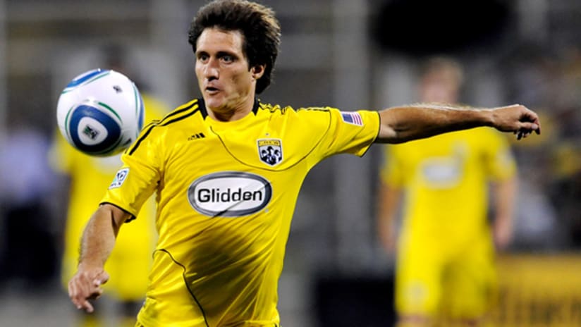 Schelotto and Columbus host Charleston in the USOC quarterfinal round on Tuesday.