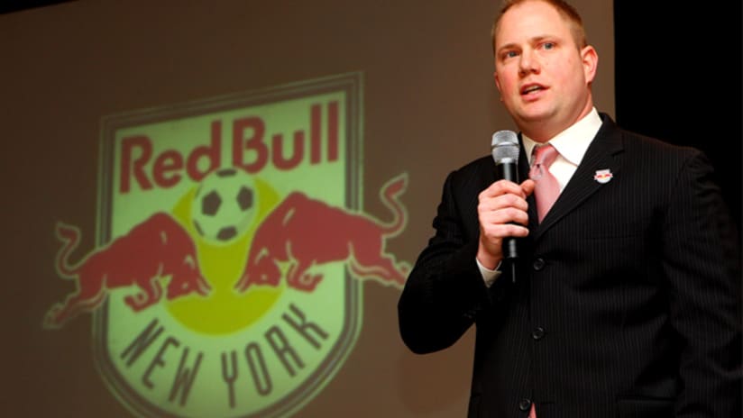 New York Red Bulls general manager Erik Stover