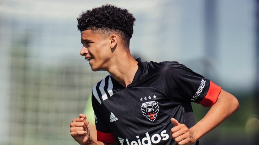 Kevin Paredes on debut - DC United