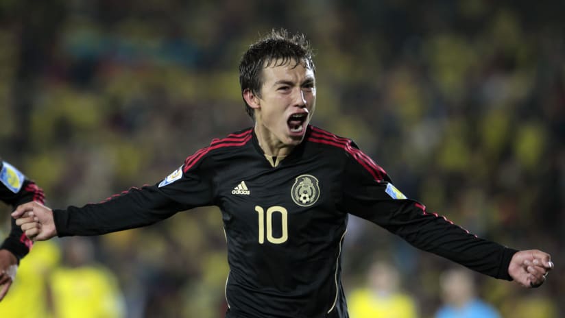 Erick "Cubo" Torres, playing for Mexico in 2011 U-20 World Cup