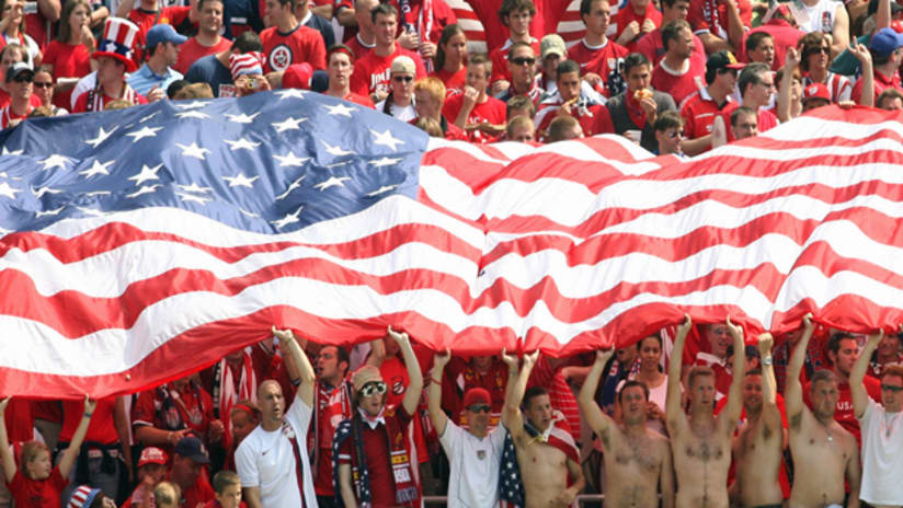USA fans will likely be in full voice for the USA's friendly vs. Colombia.