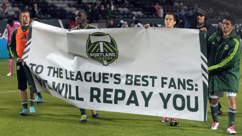 The Timbers promise to "repay" their fans
