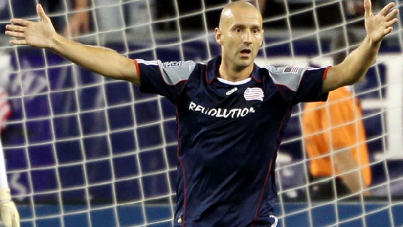 Ilija Stolica (above) and Marko Perovic are expected to provide the Revs' goals in their pivotal tilt.