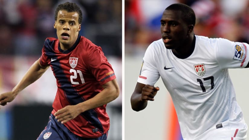 Timothy Chandler and Jozy Altidore (USMNT)