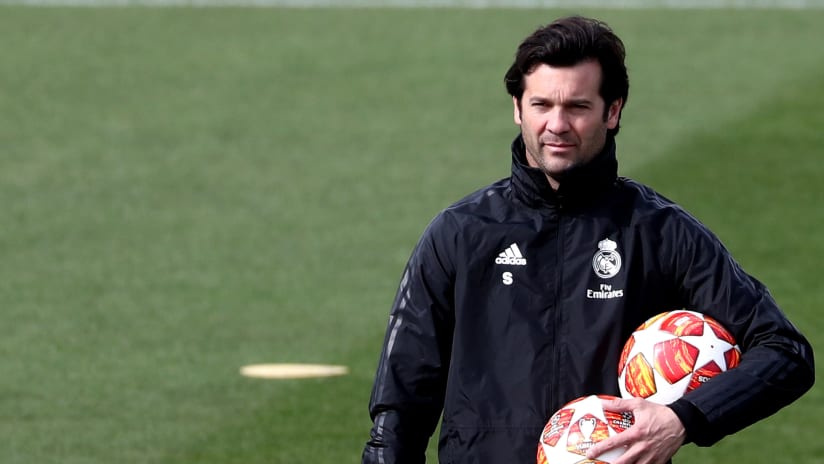 Santiago Solari - Real Madrid - training