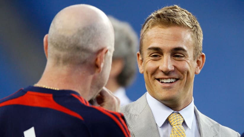Former Revs striker Taylor Twellman says he'd be interested to learn the trade of MLS GM