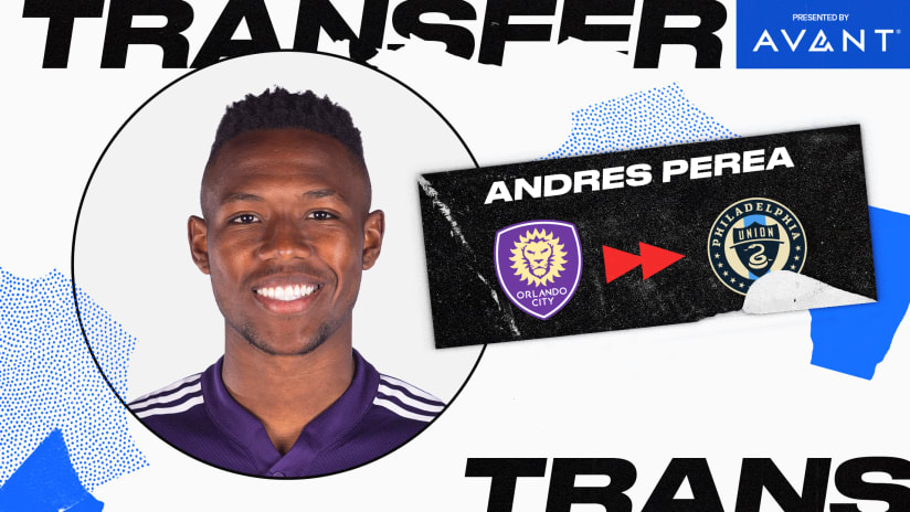 Philadelphia Union land midfielder Andrés Perea in trade with Orlando City