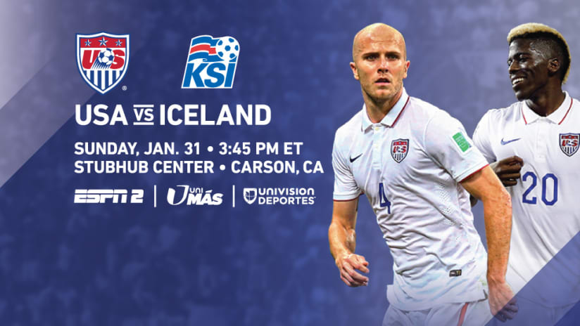 USA vs. Iceland, January 31, 2016