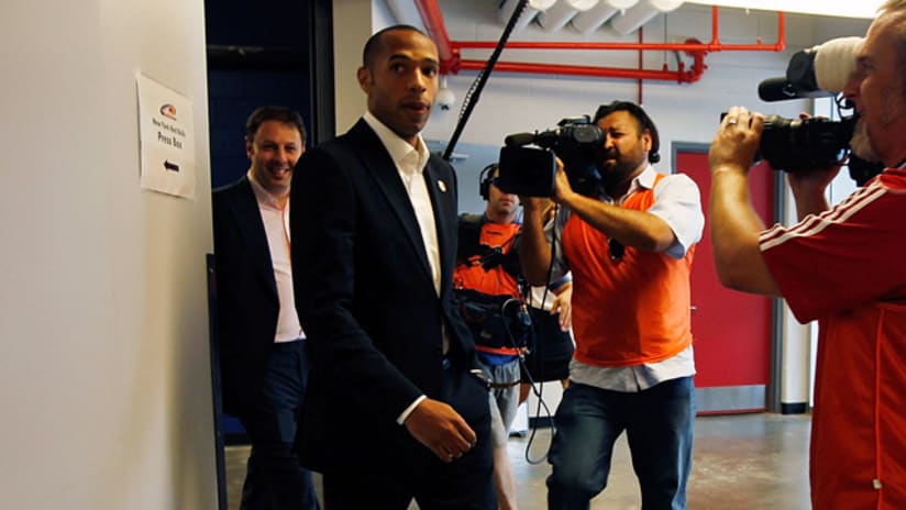 Thierry Henry will help increase the profile of Major League Soccer.