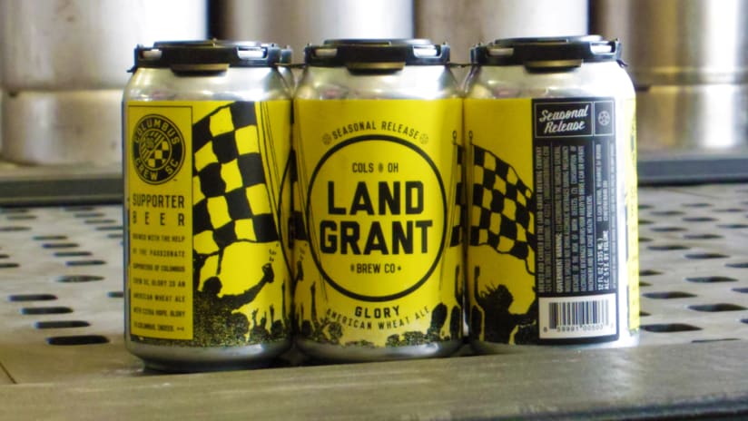 Land Grant Brewery Glory cans