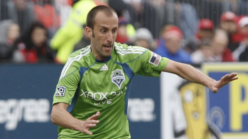 Pete Vagenas has started in three of Seattle last four games in place of Brad Evans.