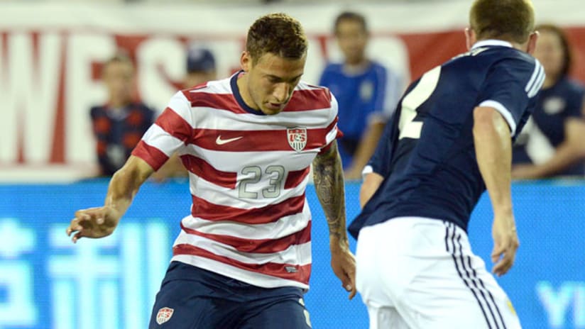 Fabian Johnson with the US national team