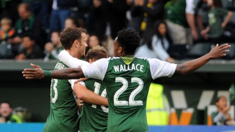Rodney Wallace finally returned to action for the Timbers on Tuesday