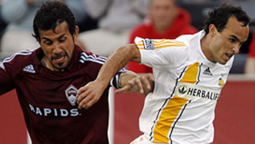 Landon Donovan (right) and the LA Galaxy have had a taxing schedule all season long.
