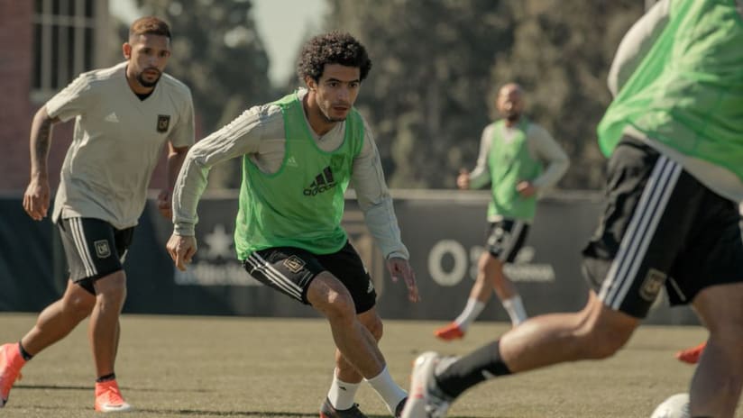Omar Gaber training with LAFC to start 2018 preseason