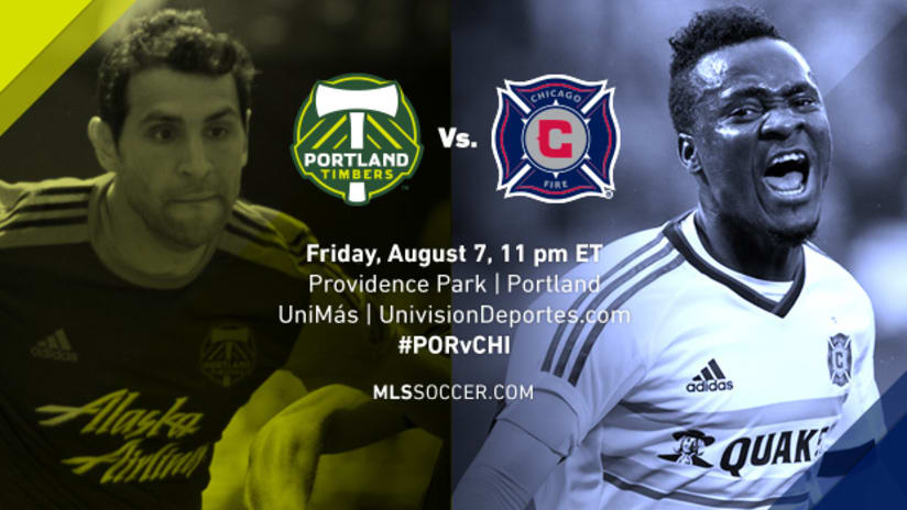 Portland Timbers vs. Chicago Fire, August 7, 2015