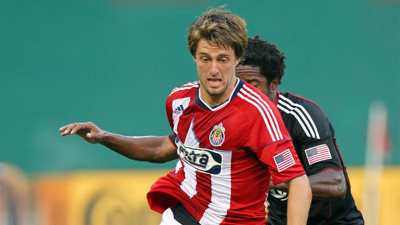 Rookie Blair Gavin is gaining confidence and responsibility with Chivas USA.
