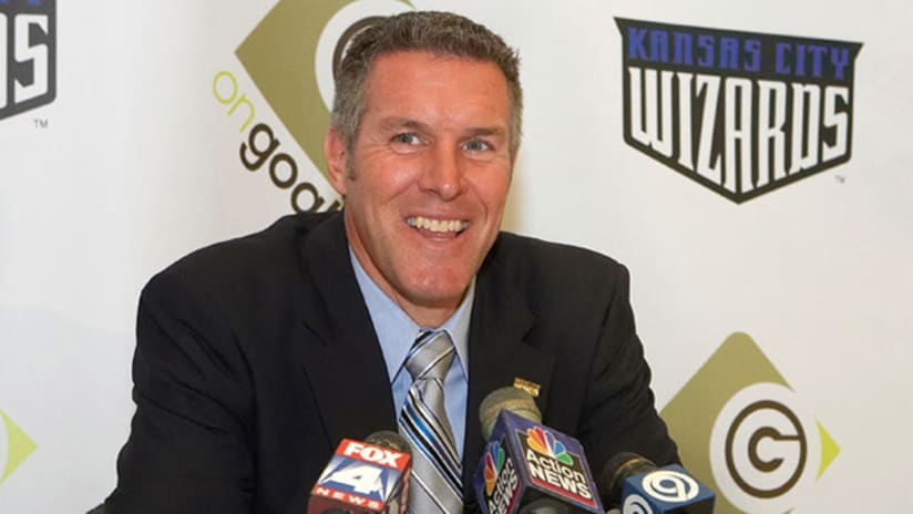 Peter Vermes is in charge in Kansas City, and is looking to rebrand the Wizards' image.