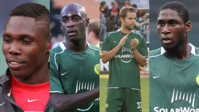 Portland announced the signing of Kalif Alhassan, Mamadou “Futty” Danso, Kevin Goldthwaite and midfielder James Marcelin on Wednesday.