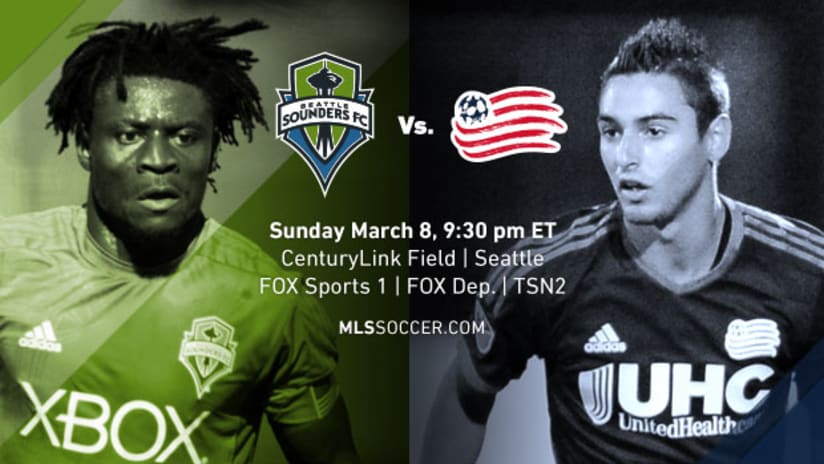 Seattle Sounders vs. New England Revolution, March 8, 2015